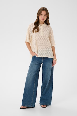 CULTURE Bluse 'Kine' i beige