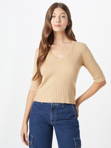 Pullover 'Tana' di Peppercorn in beige: frontale