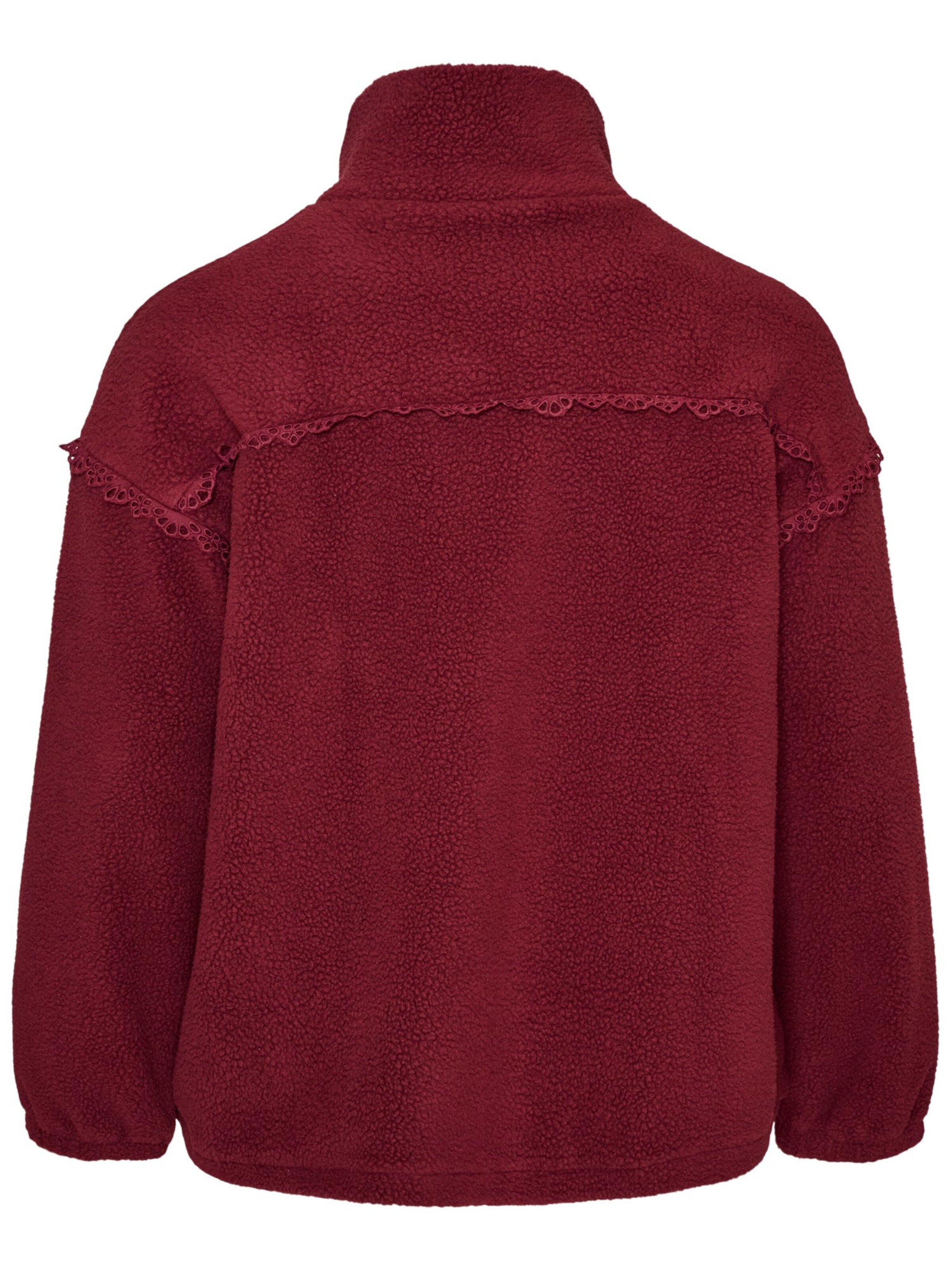 Veste en polaire Zizzi en rouge