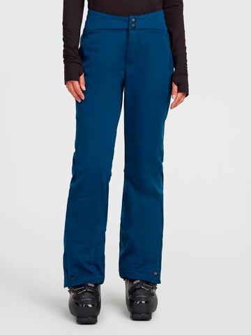 Regular Pantaloni outdoor de la O'NEILL pe albastru: față