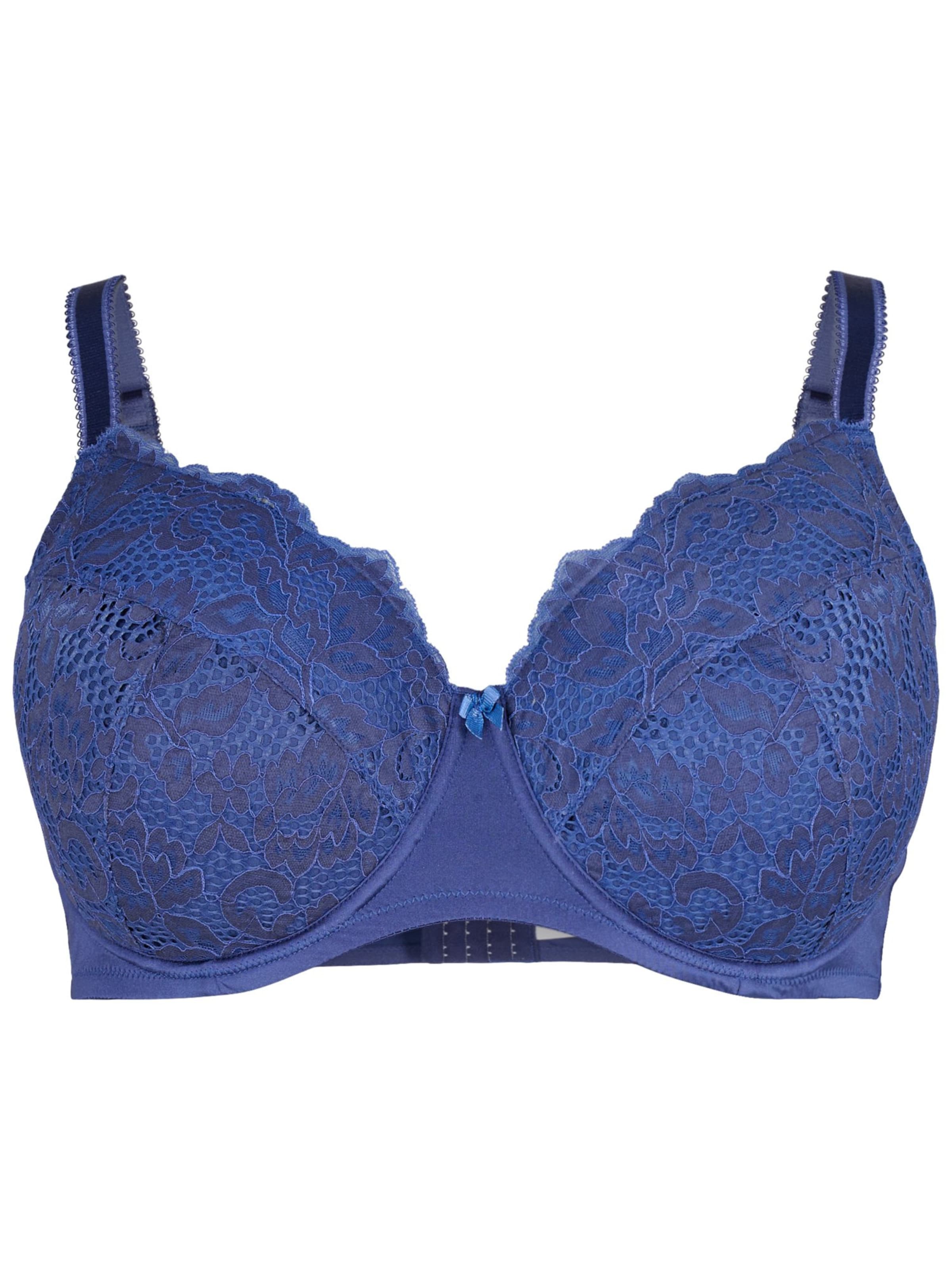 Devoted by Zizzi Biustonosz w kolorze niebieski: przód