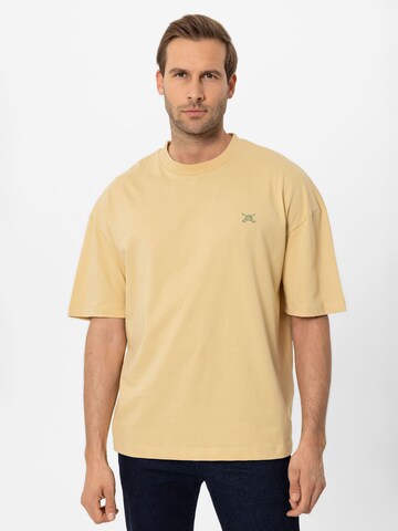 T-Shirt Cool Hill en beige : devant