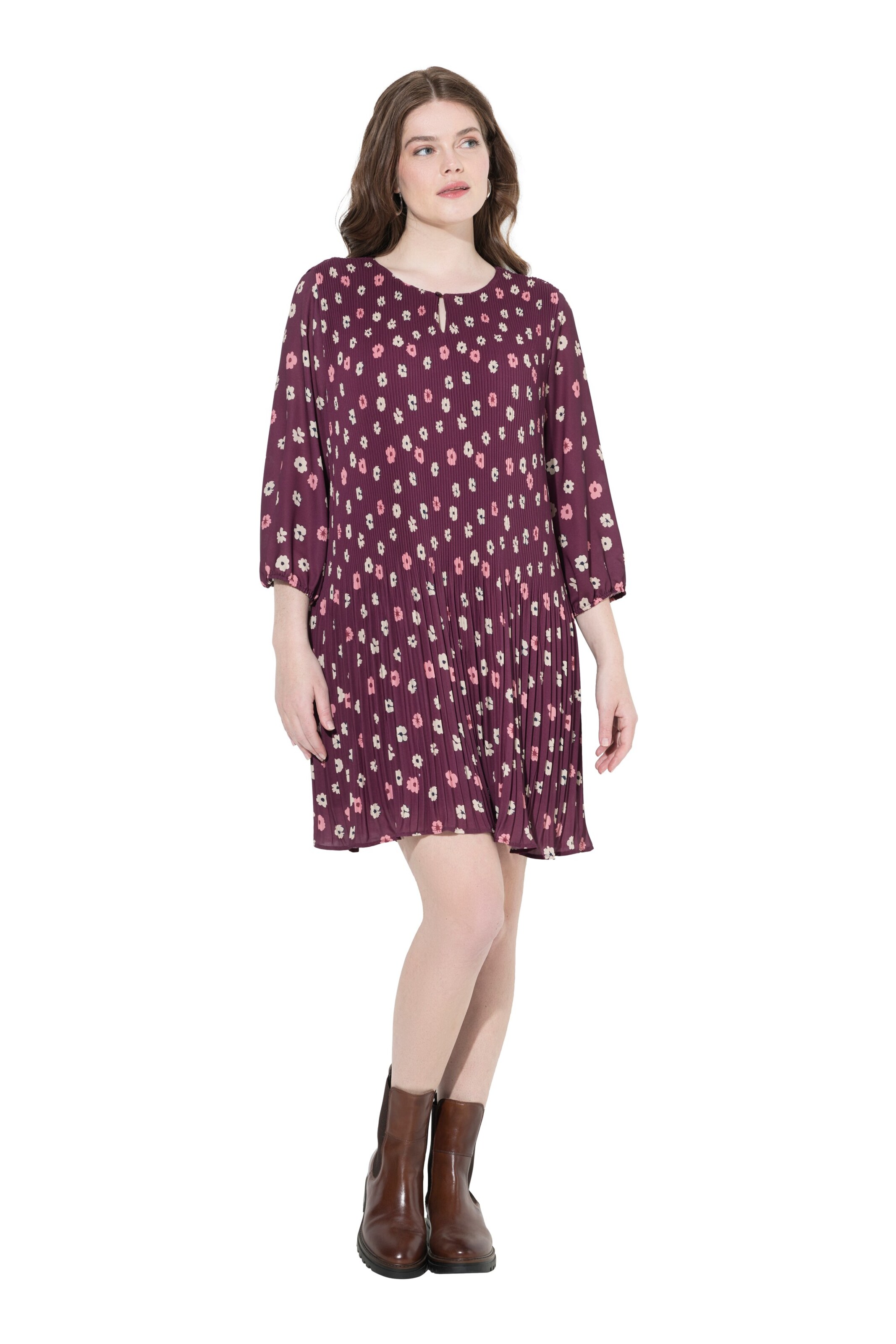 Ulla Popken Klänning i röd: framsida