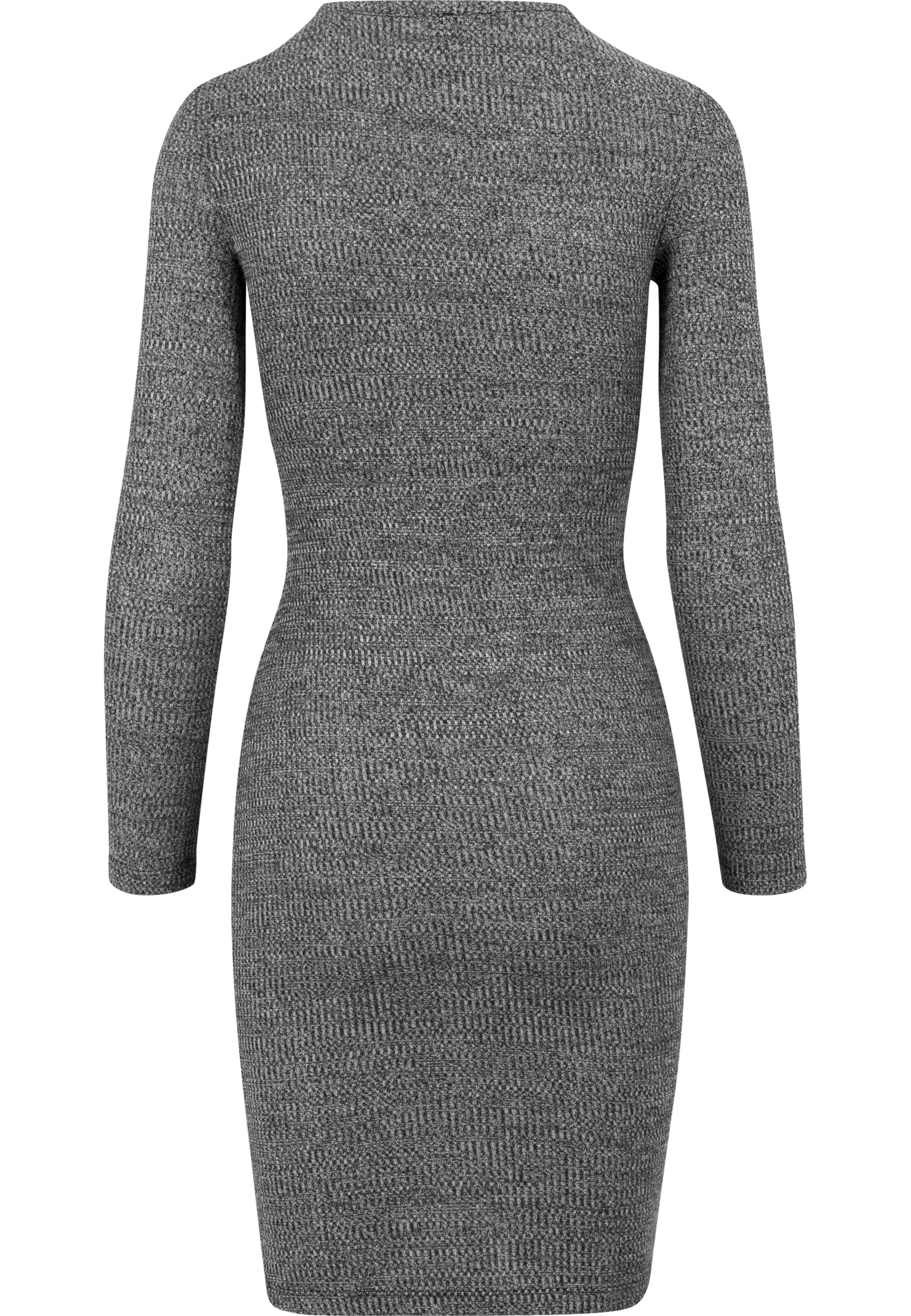 Urban Classics Šaty ' Ladies Rib Dress ' – šedá