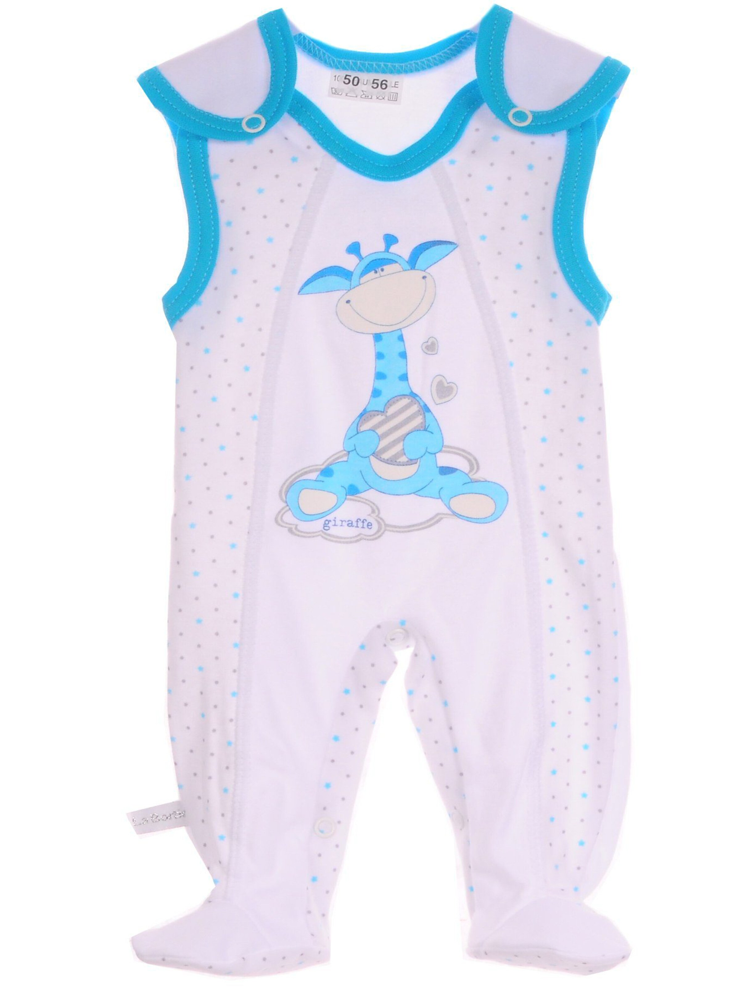 La Bortini Strampler/Body‌‌‌‌‌‌‌ in Blau: Vorderseite