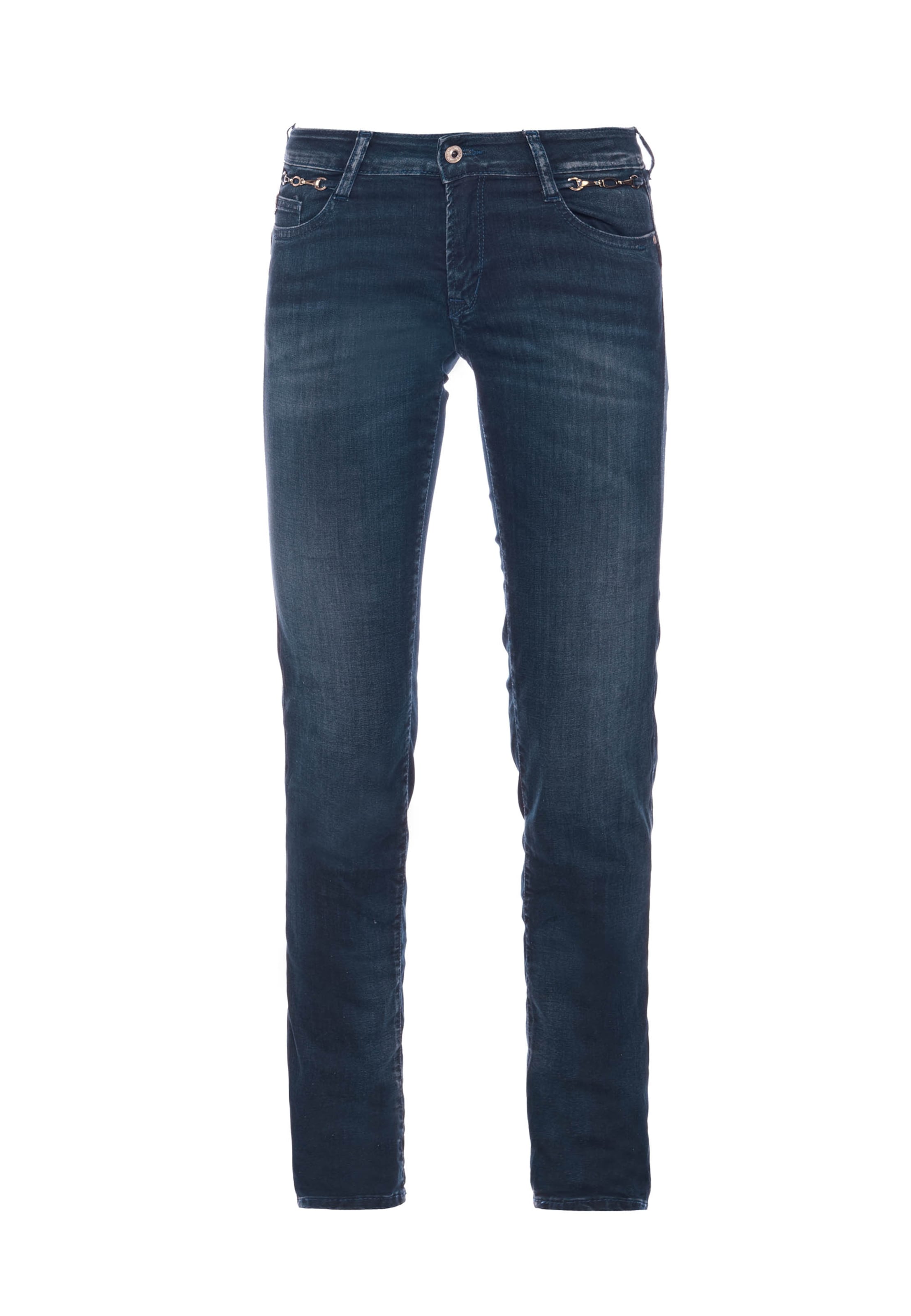 Le Temps Des Cerises Skinny Jeans 'Pulp' in Blue: front