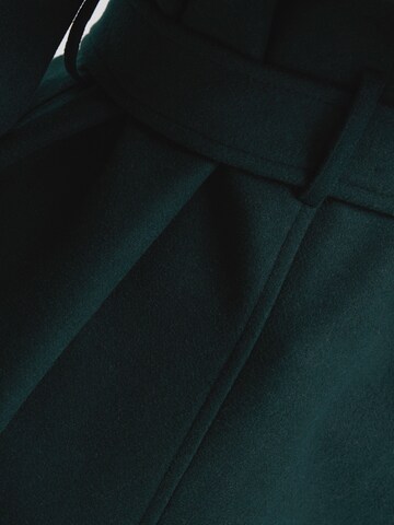 Bershka Between-Seasons Coat in Green