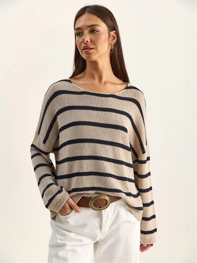 Bianco Lucci Pulover 'Pullover' v velikosti S-L  | svetlo bež barva, Prikaz izdelka