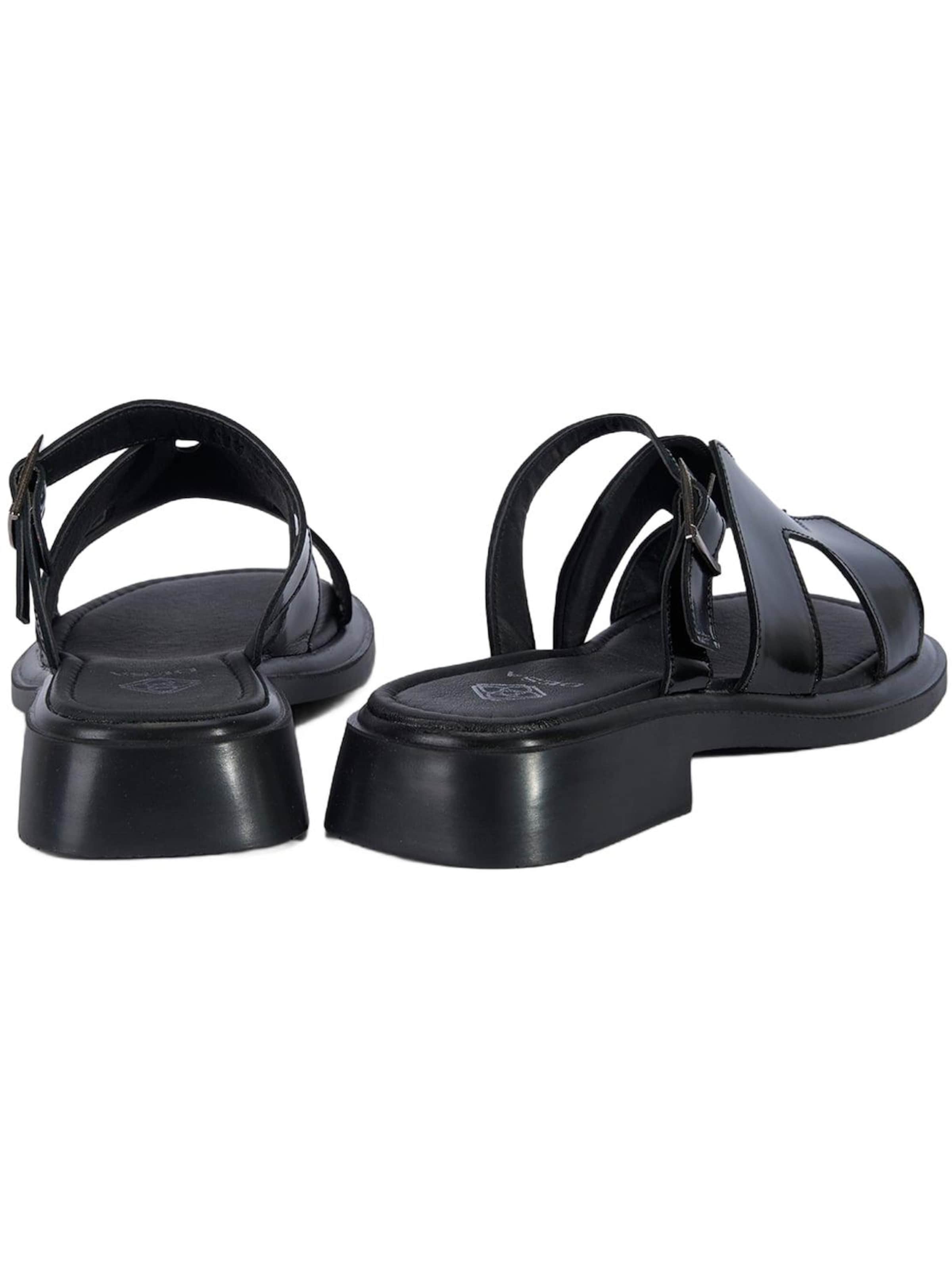 Desa - Zapatos abiertos en negro