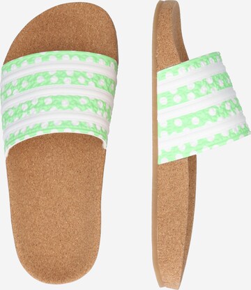 ADIDAS ORIGINALS Muiltjes 'Adilette' in Groen