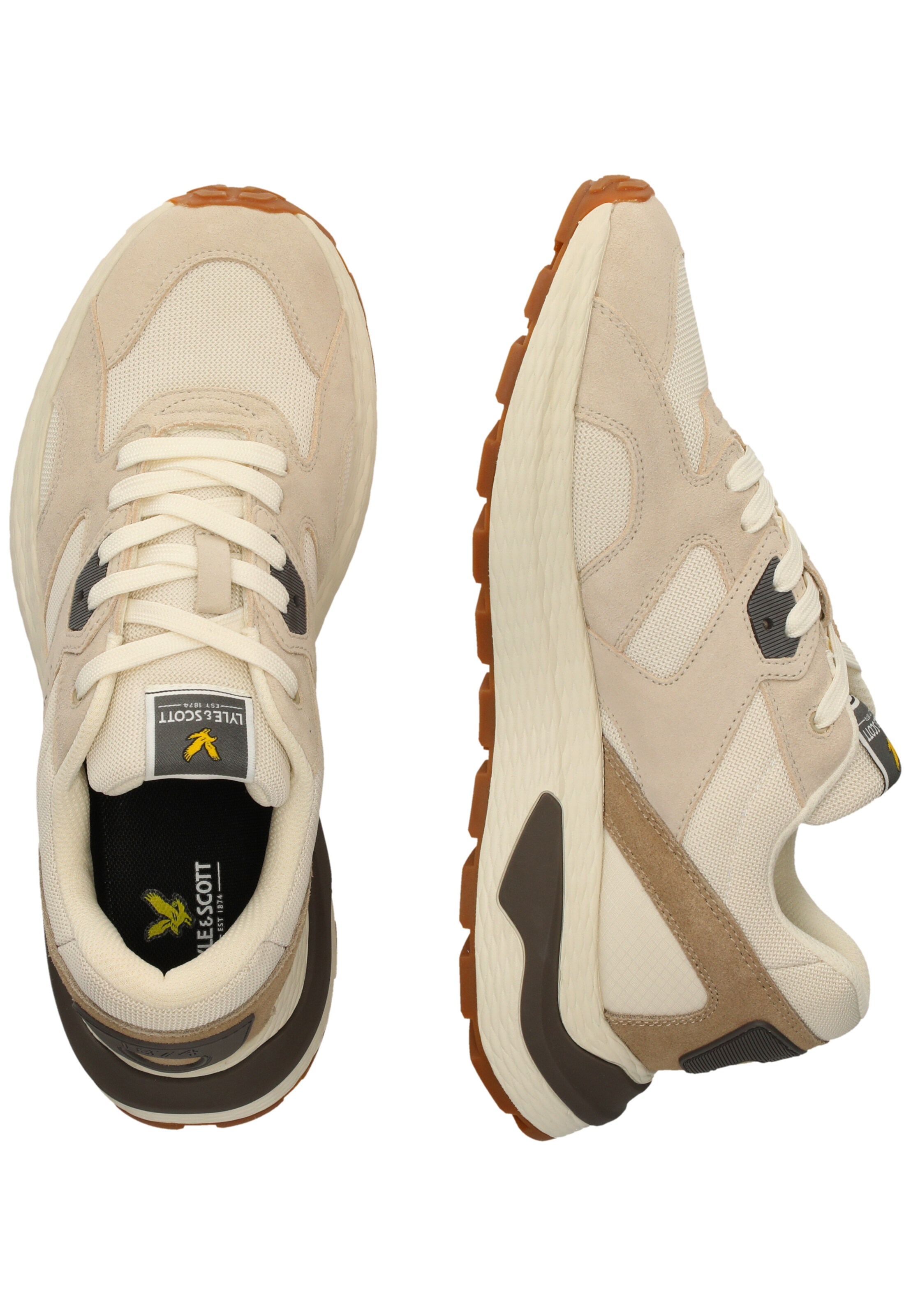 Lyle & Scott Platform trainers 'Logan' in Beige