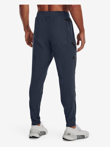 UNDER ARMOUR Regular Workout Pants 'Unstoppable' in Blue