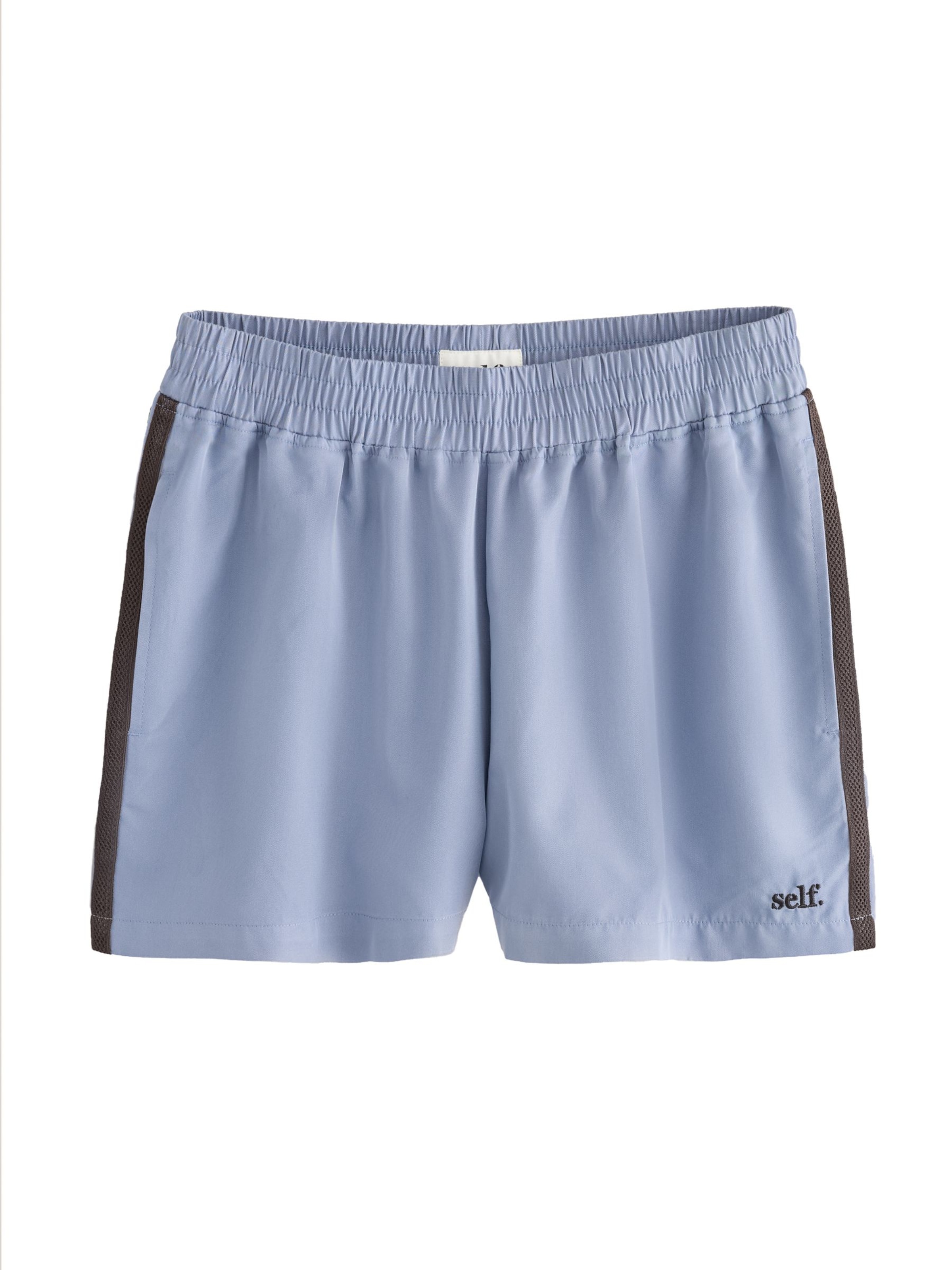 Regular Pantalon self. en bleu : devant