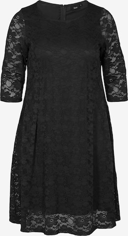 Robe 'EBONNIE' Zizzi en noir : devant