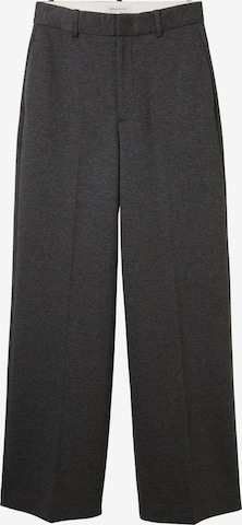 TOM TAILOR DENIM Loose fit Pleated Pants in Grey: front