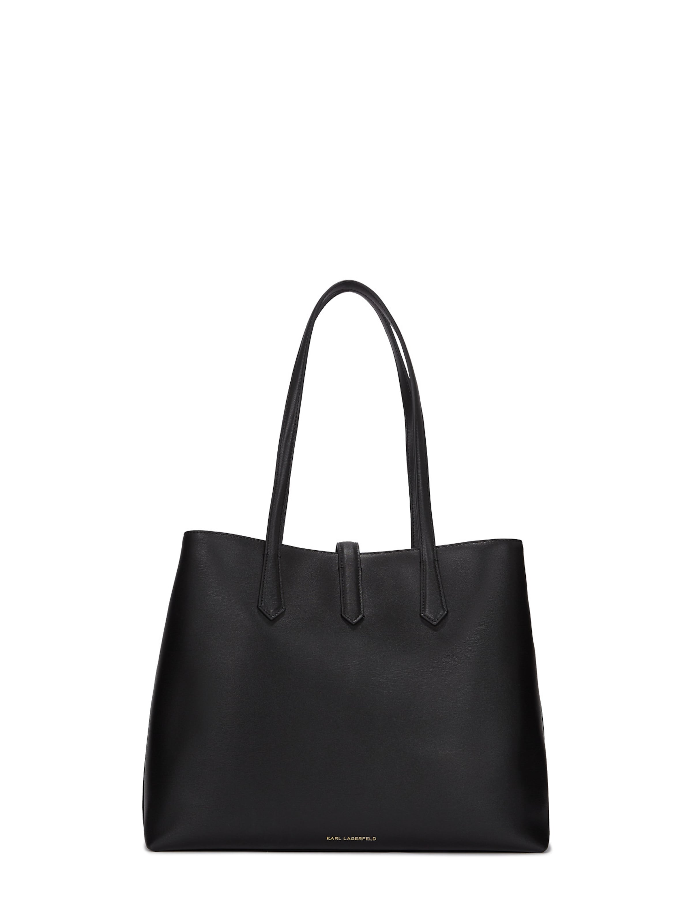 Karl Lagerfeld Μεγάλη τσάντα 'AUTOGRAPH' σε μαύρο