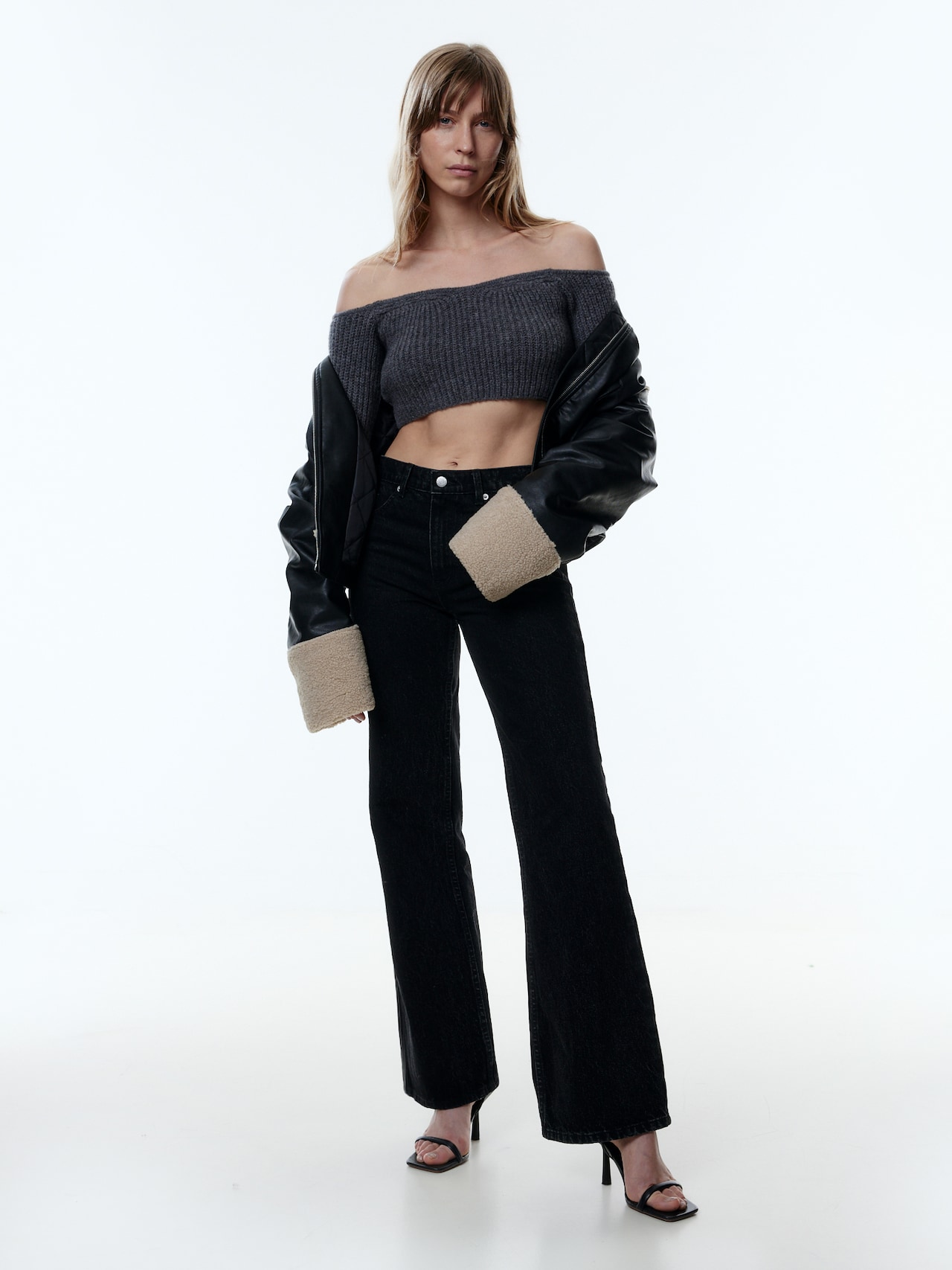 EDITED Produkte Pullover 'Wanda' dunkelgrau