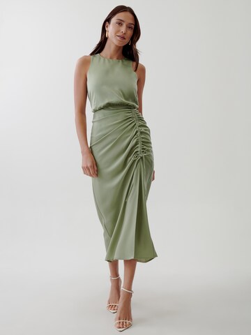 Chancery - Vestido de cocktail 'WISTERIA' em verde: frente