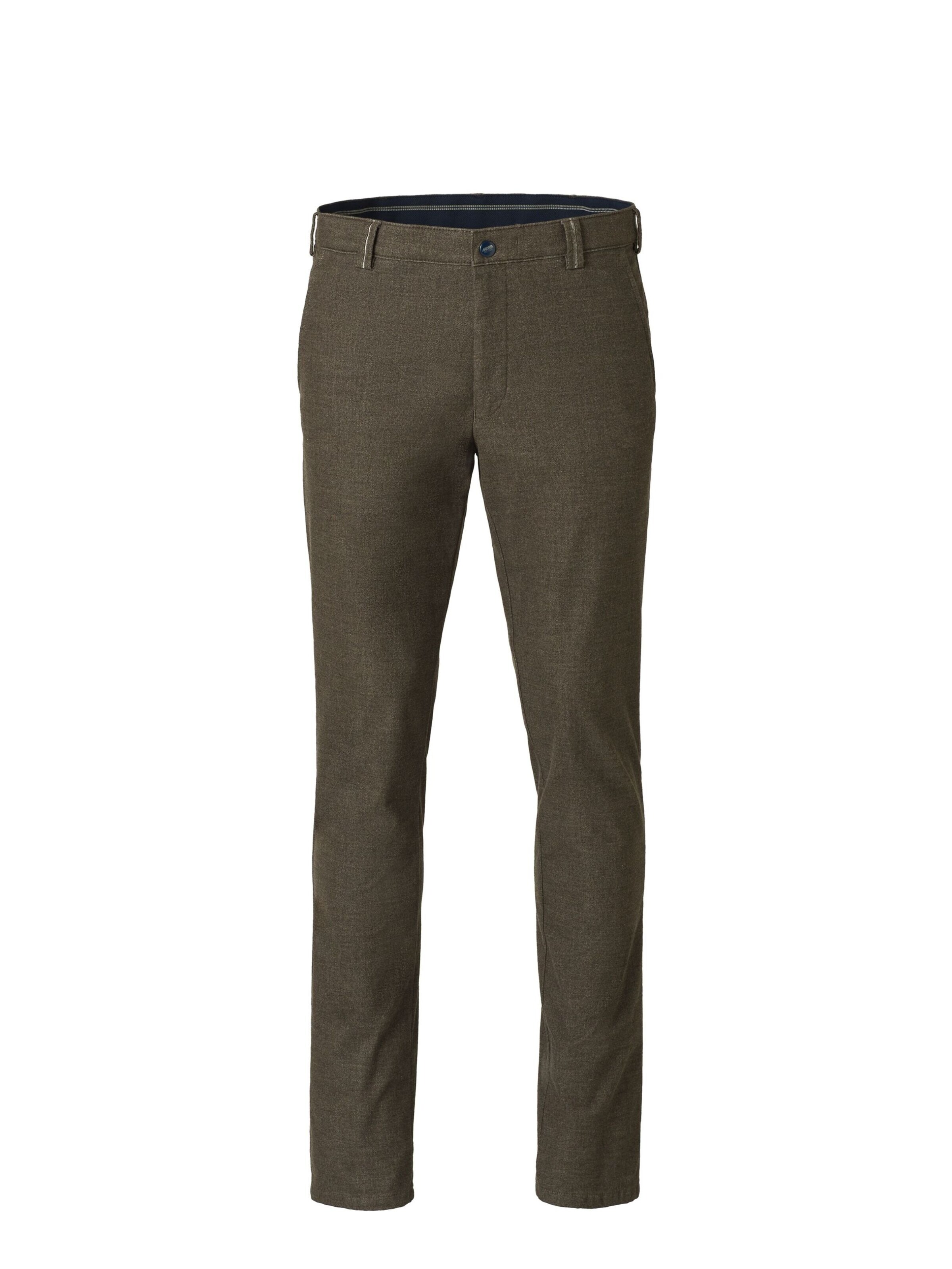 Pantalon chino MEYER en marron : devant