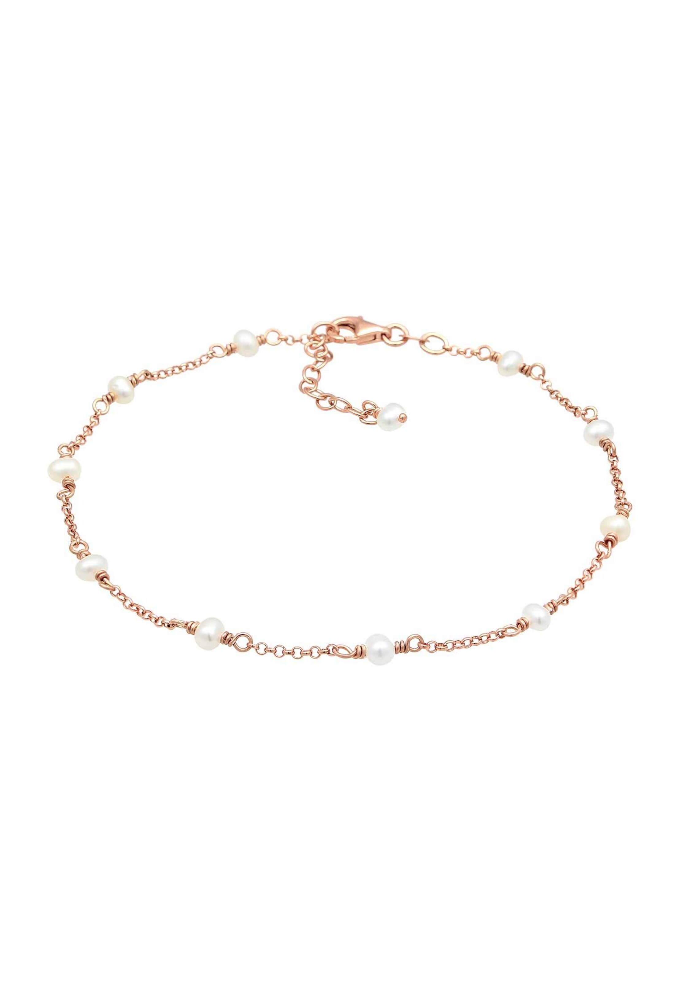 Bijoux de pied 'Perle' ELLI en or : devant