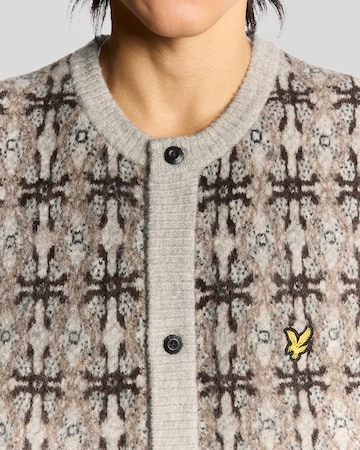 Lyle & Scott Gebreid vest in Grijs