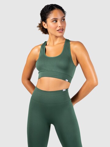 Smilodox Bralette Sports bra ' Vanessa ' in Green: front