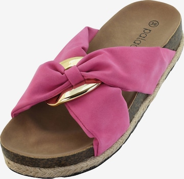 Palado Mules 'Bandi' in Pink: front