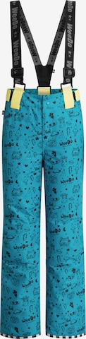Regular Pantalon fonctionnel 'COSMO UNIVERSE' WeeDo en bleu : devant