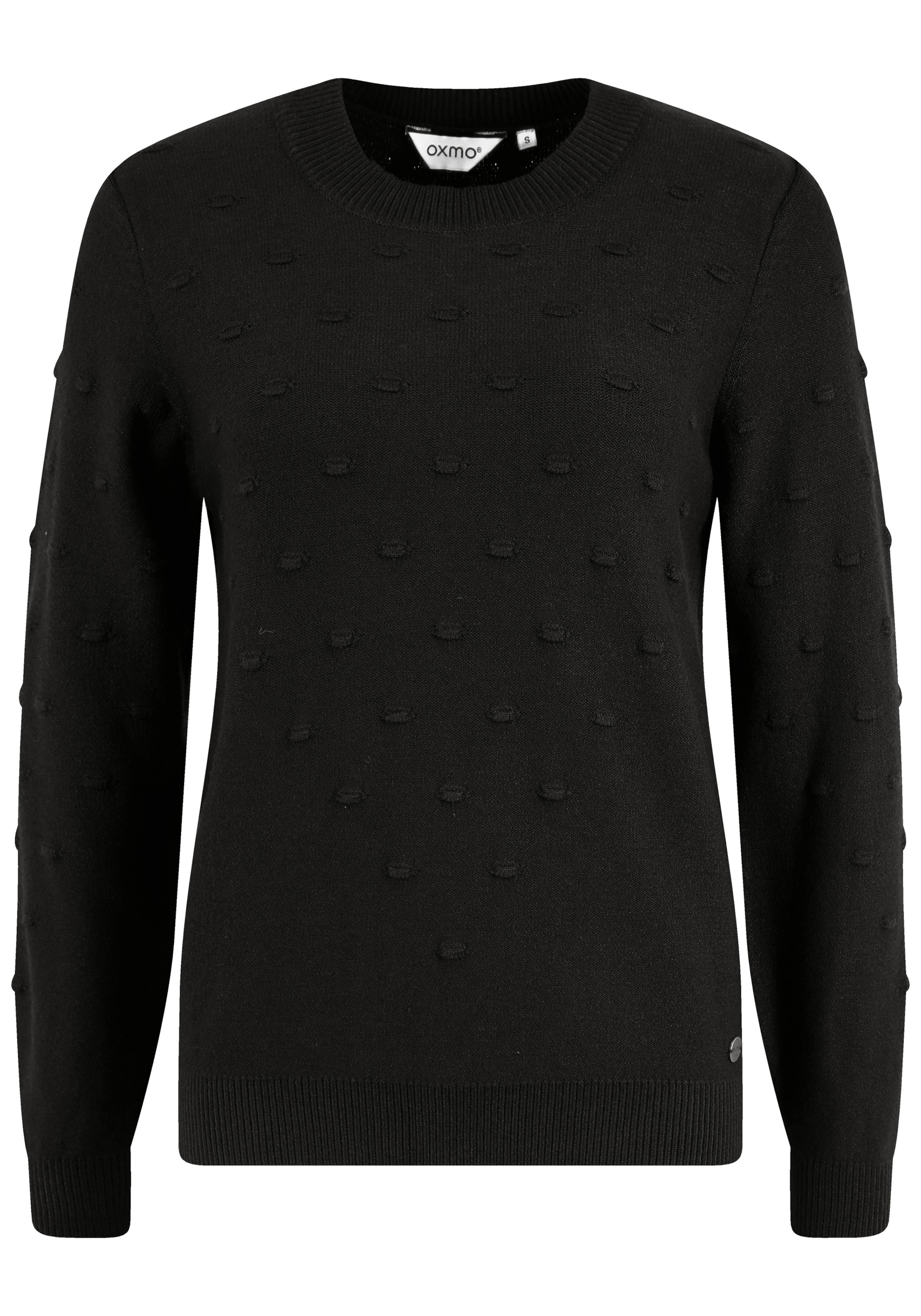 Oxmo - Pullover 'Dotta' em preto: frente
