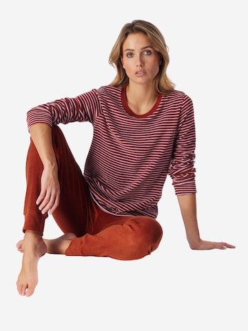 SCHIESSER Pyjama ' Casual Essentials ' in Rood