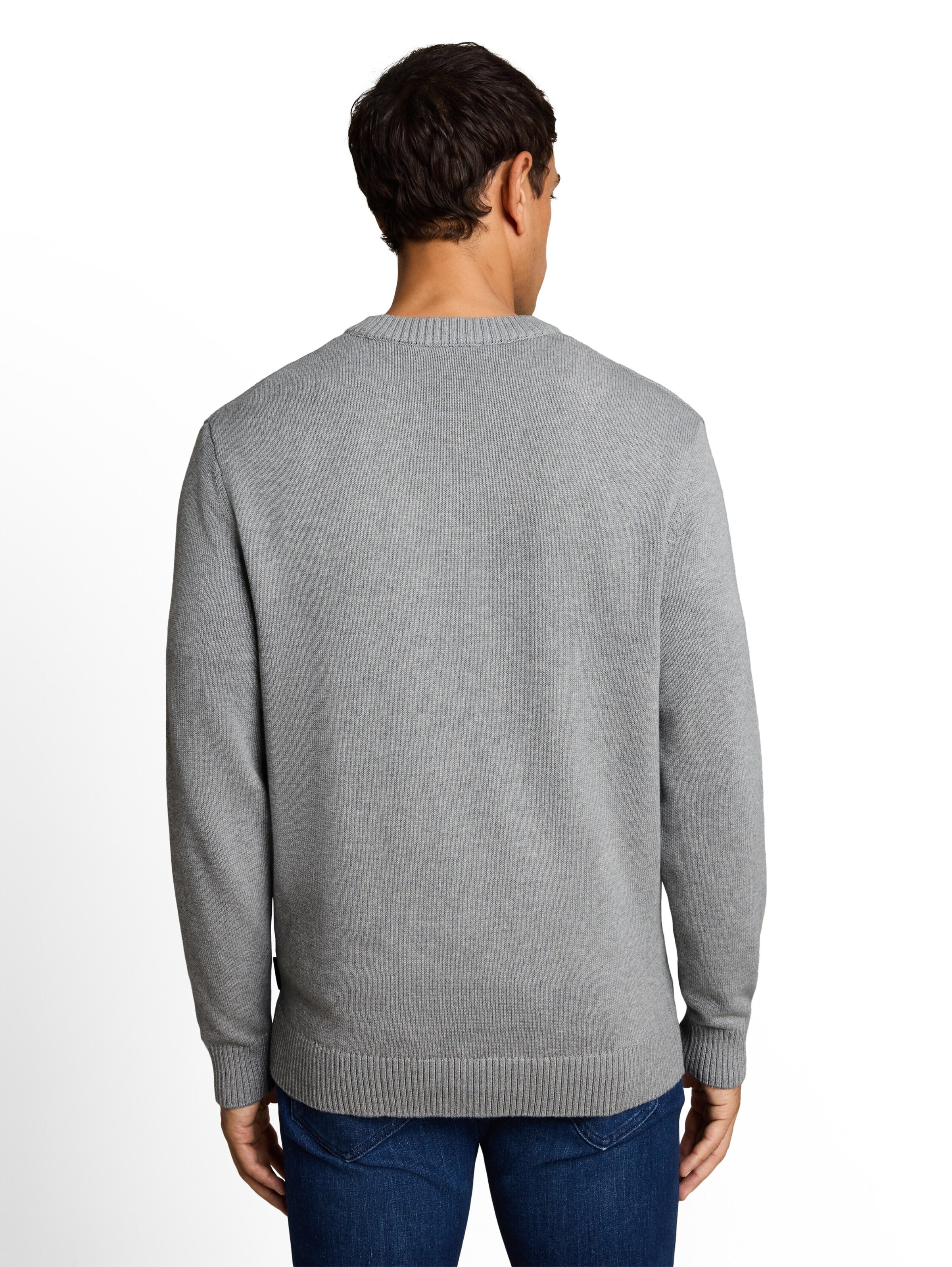TOM TAILOR Pullover in Grau