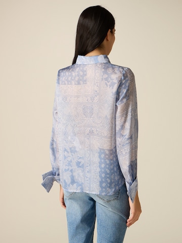 oltre Blouse in Blauw