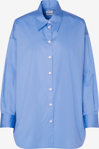 SEIDENSTICKER Blouse 'Schwarze Rose' in Blauw: voorkant