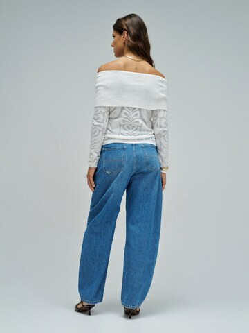 Salsa Jeans Langarm-shirts in Weiß