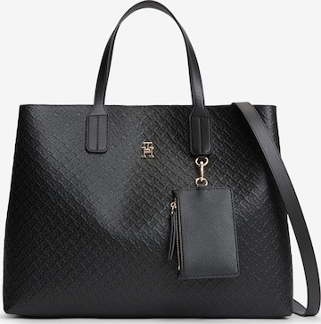 juoda TOMMY HILFIGER Rankinė 'SATCHEL MONO': priekis