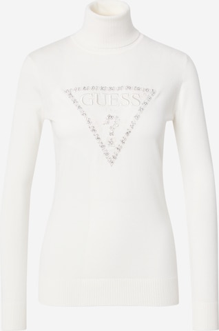 Pull-over 'Melanie' GUESS en blanc : devant