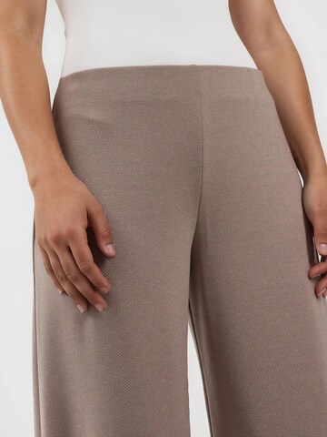 Wide Leg Pantalon Busem en marron