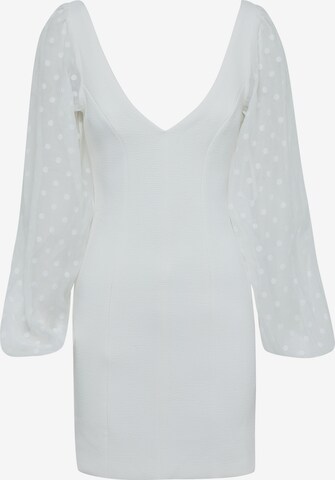 BWLDR Φόρεμα 'RALEIGH' σε λευκό: μπροστά