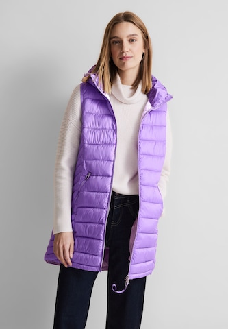 STREET ONE Vest in Purple: front