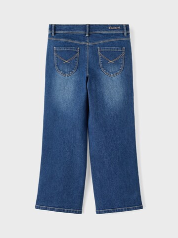 NAME IT Wide Leg Jeans 'Thris' in Blau