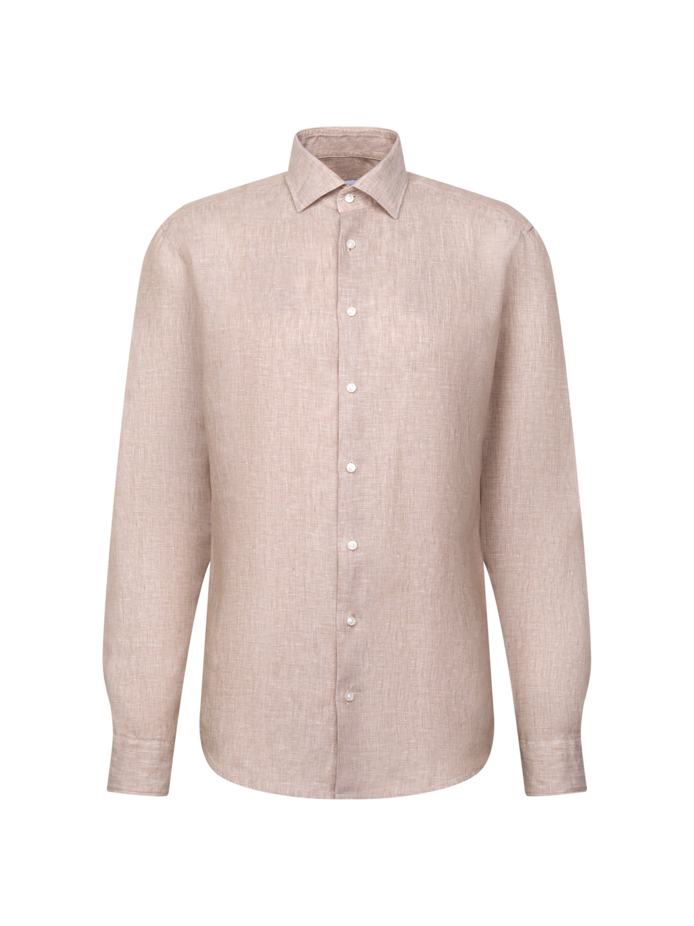 SEIDENSTICKER Business shirt 'Smart Linen' in Beige: front