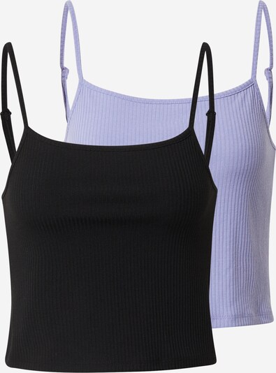 Top 'LARRA' ONLY pe lila / negru, Vizualizare produs