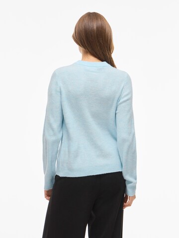 VILA Strickjacke in Blau