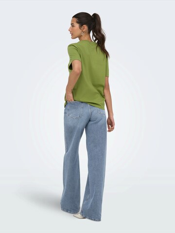 ONLY Футболка 'ONLMONJA' в Зеленый