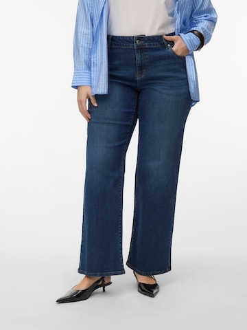 Wide Leg Jean 'VMCStellastretch' Vero Moda Curve en bleu : devant