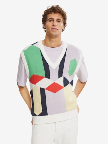 ESPRIT Sweater Vest in Mixed colors: front