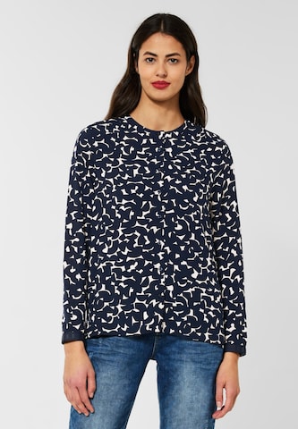 STREET ONE Blouse in Blauw: voorkant