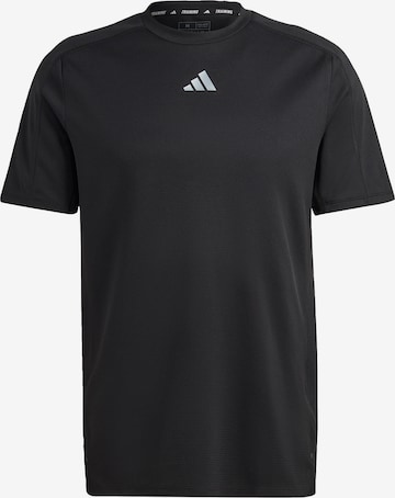 ADIDAS PERFORMANCETehnička sportska majica 'Workout' - crna boja: prednji dio