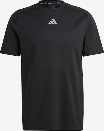 ADIDAS PERFORMANCE Koszulka funkcyjna 'Workout' w kolorze czarny: przód