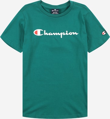 Champion Authentic Athletic Apparel Tričko 'Classic' – zelená: přední strana